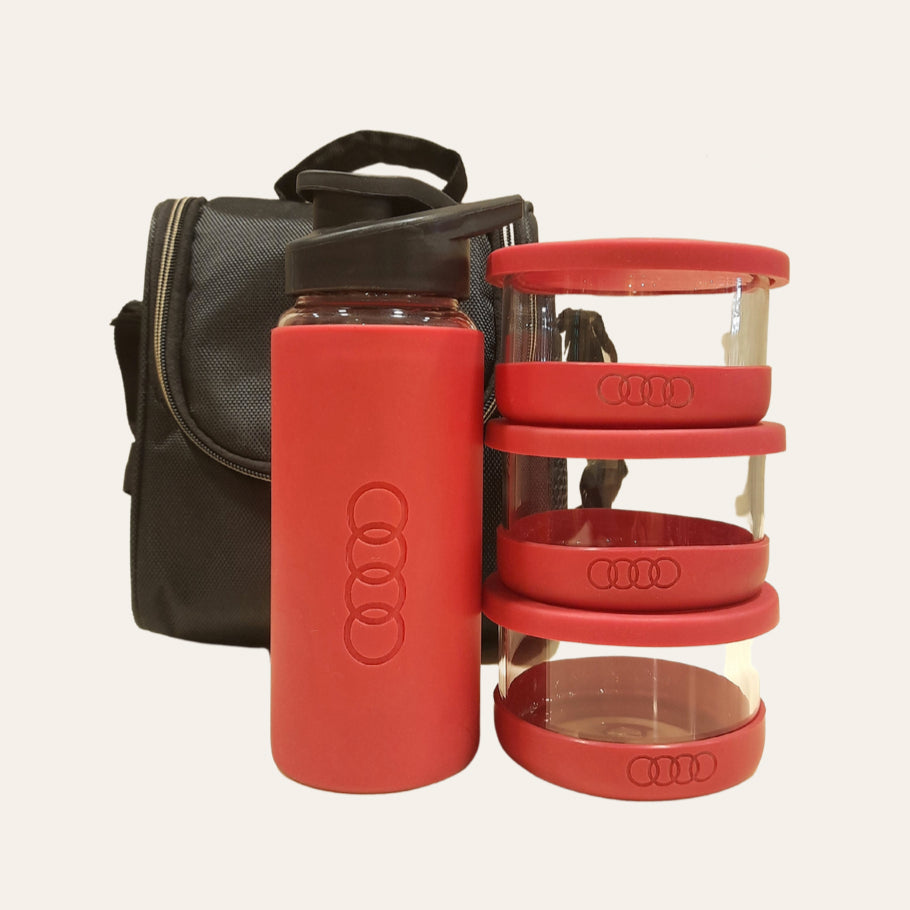 Office Lunch Box & Bottle Combo Set