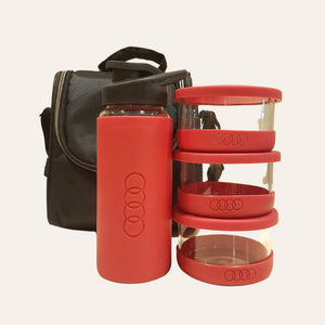 Office Lunch Box & Bottle Combo Set - the style salad