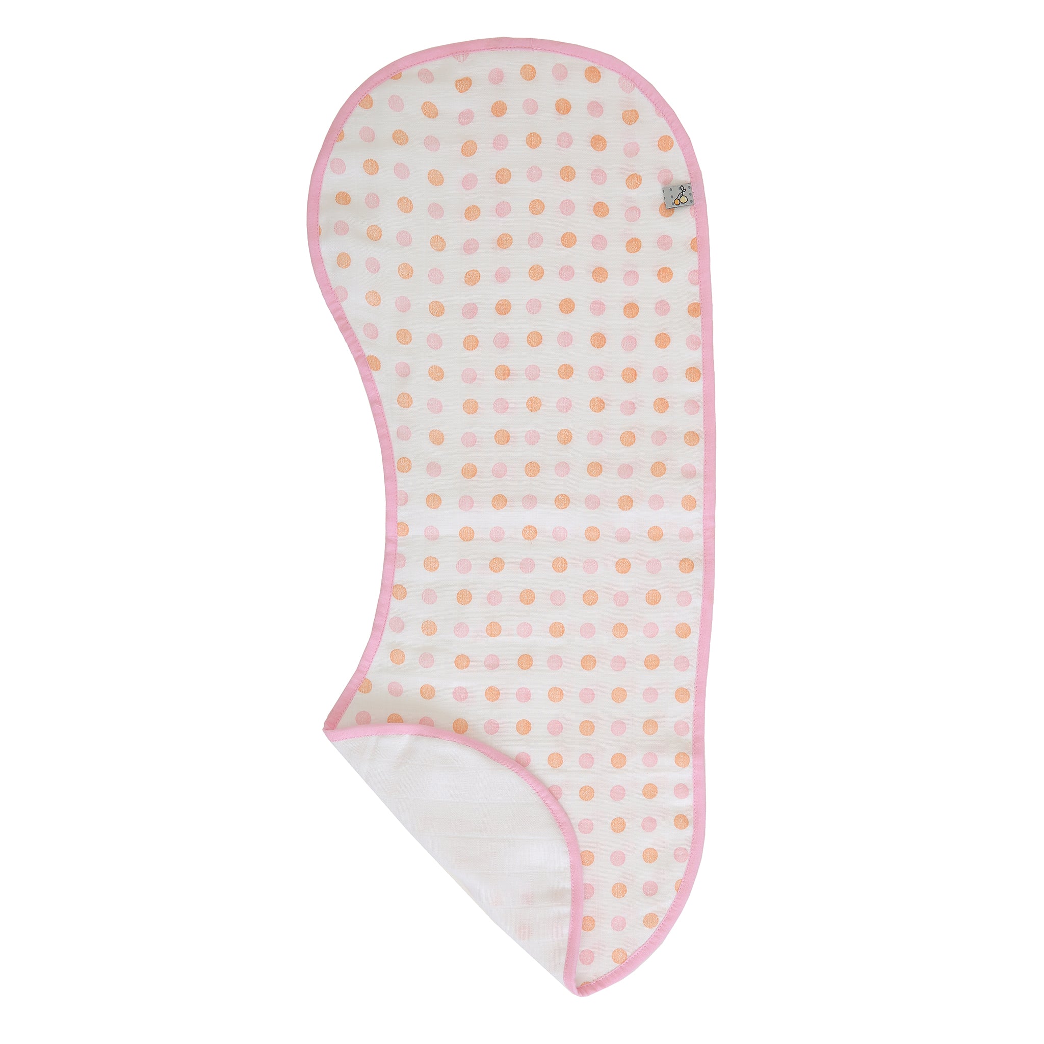 Polka Printed Burp Cloth - The Style Salad