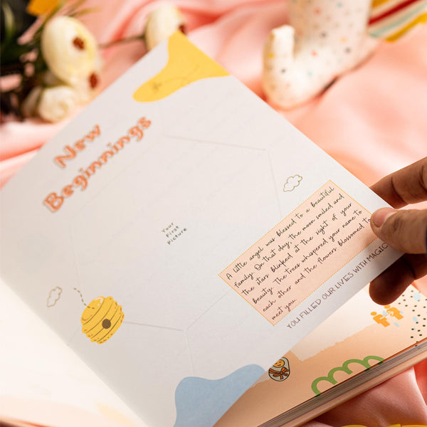 Meant To Bee : Baby Milestone Journal - The Style Salad