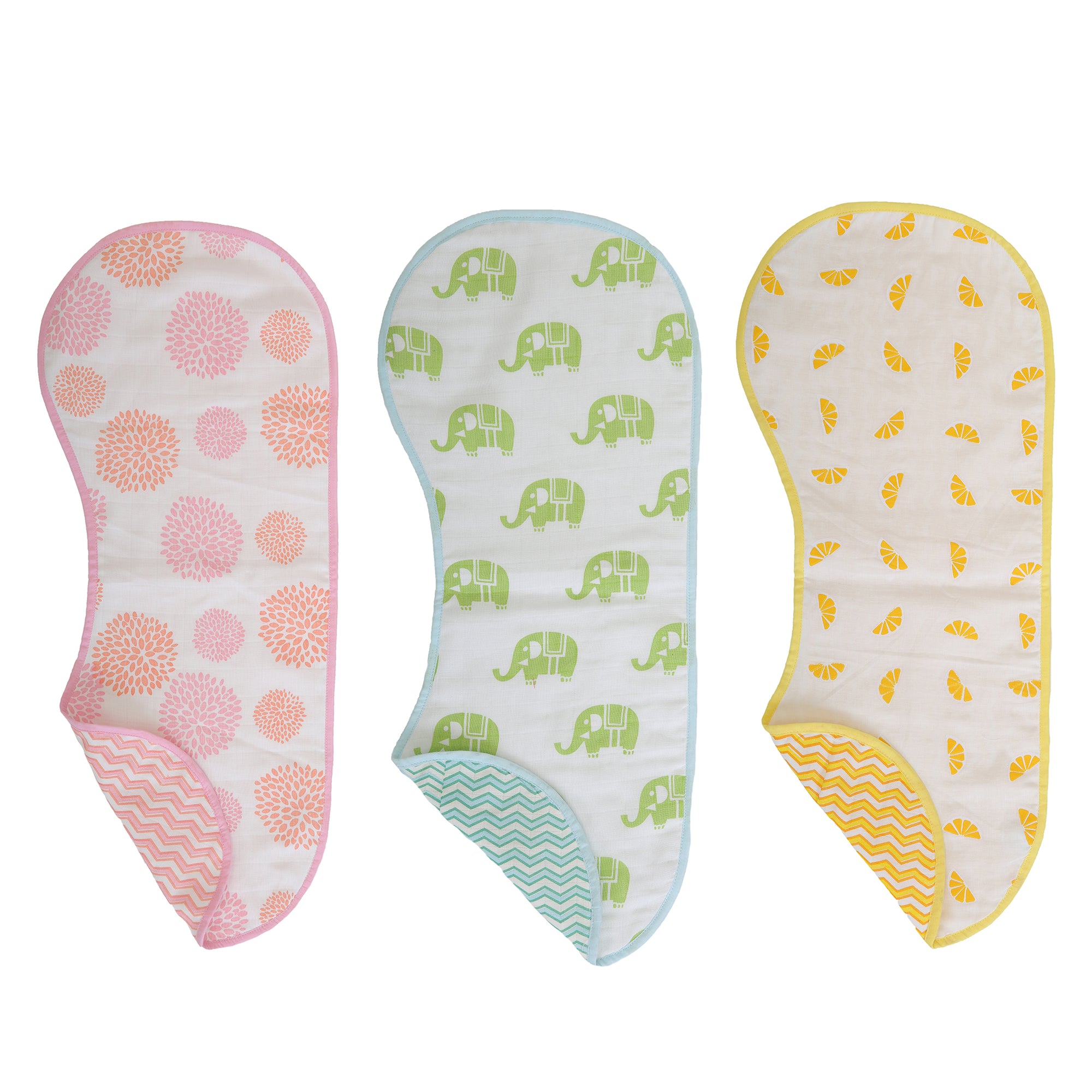 Printed Burp Cloths - Assorted