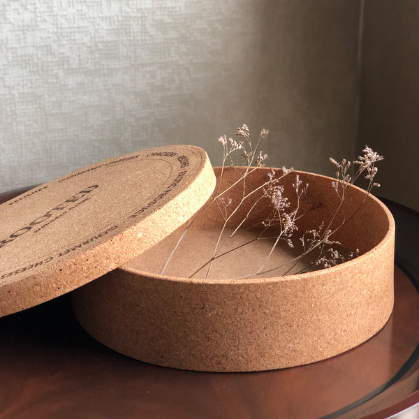 Personalised Round Cork Gift Box - The Style Salad