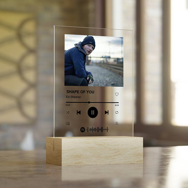 Spotify Personalised Acrylic Music Plaque - The Style Salad