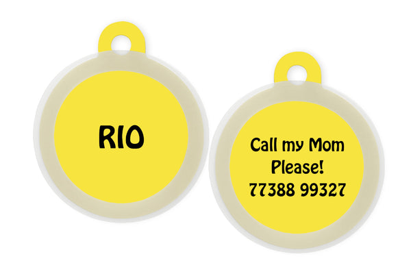 Pet ID Tags Solids / Gradients - The Style Salad