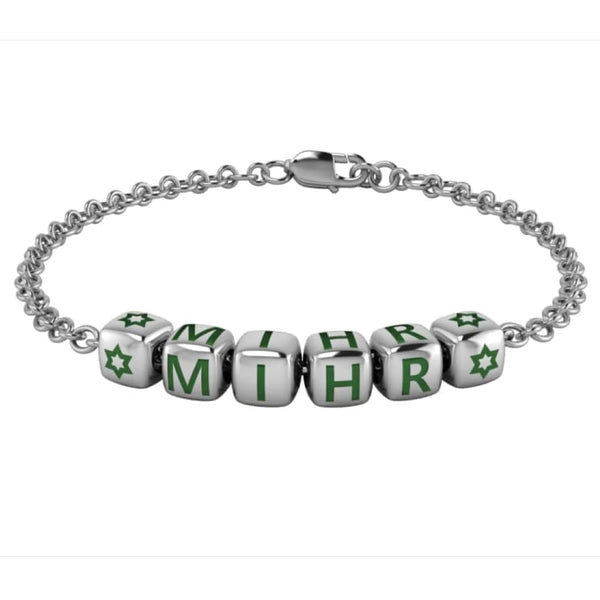 Baby Dice Bracelet Personalised - The Style Salad