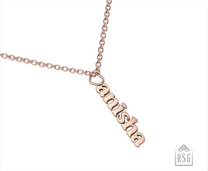 Get necklace made with name hot sale