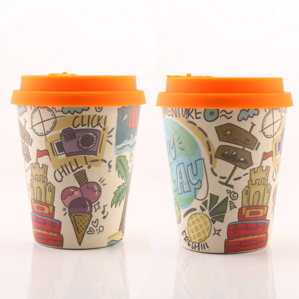 Bamboo Fiber Quirky Cups - The Style Salad