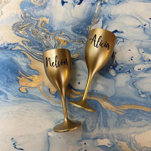 Personalized Wine Glass for Christmas